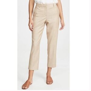 Theory Women's Brown/ tan tailor trouser cropped